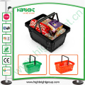 Retail Equipment and Black Plastic Shopping Basket